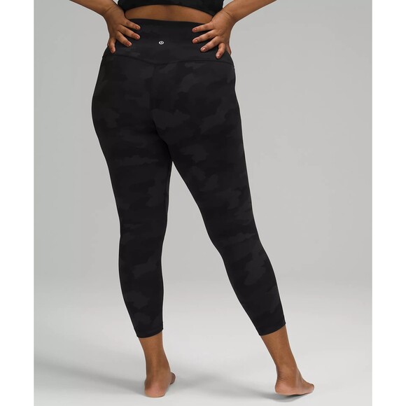 NWT Lululemon Align Pant 25" Heritage 365 Camo Deep Coal Multi Size 14 - Picture 2 of 9